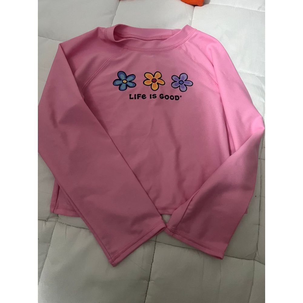 Life is‎ good long sleeve rash guard
